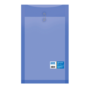 SOBRE PLÁSTICO C/HILO TOTAL OFFICE T/OFICIO VERTICAL AZUL