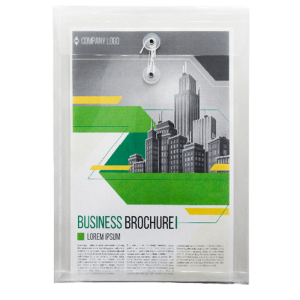 SOBRE PLÁSTICO C/HILO TOTAL OFFICE T/CARTA VERTICAL TRANSPARENTE