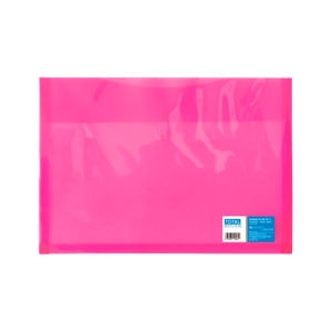 SOBRE PLÁSTICO C/HILO TOTAL OFFICE T/OFICIO HORIZONTAL ROJO