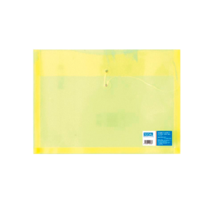 SOBRE PLÁSTICO C/HILO TOTAL OFFICE T/OFICIO HORIZONTAL AMARILLO