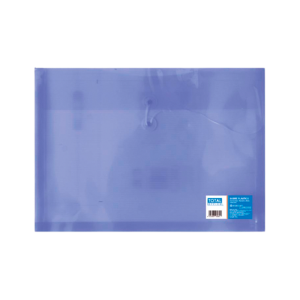 SOBRE PLÁSTICO C/HILO TOTAL OFFICE T/OFICIO HORIZONTAL AZUL