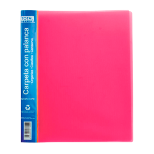 CARPETA C/PALANCA TOTAL OFFICE T/CARTA ROJO