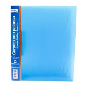 CARPETA C/PALANCA TOTAL OFFICE T/CARTA AZUL