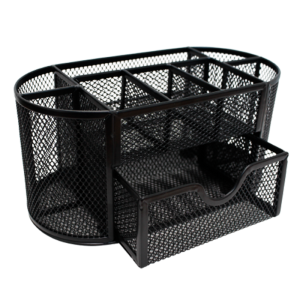 ORGANIZADOR TOTAL OFFICE MALLA METALICA 9 SECCIONES NEGRO TOOM-02
