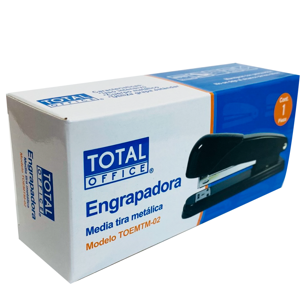 ENGRAPADORA MEDIA TIRA METALICA TOTAL OFFICE TOEMTM-02